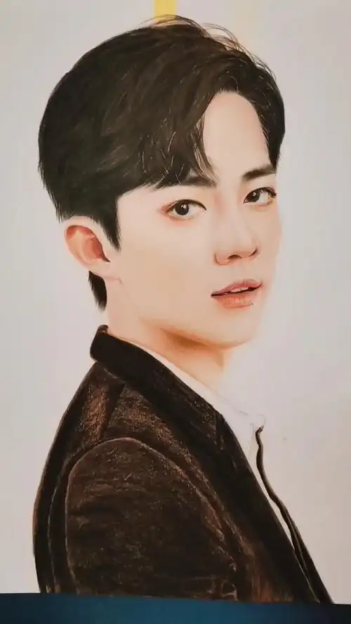 节日快乐!##节日快乐#彩铅手绘#肖战