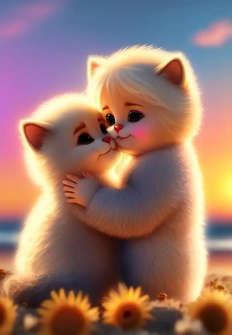 图文伙伴计划#先锋壁纸#两只超级可爱的笑嘻嘻的 - 抖音