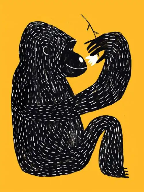 对比强烈创意动物插画合集966幅插画设计