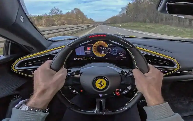 【4k第一视角】沉浸式驾驶 868匹 法拉利 296gtb