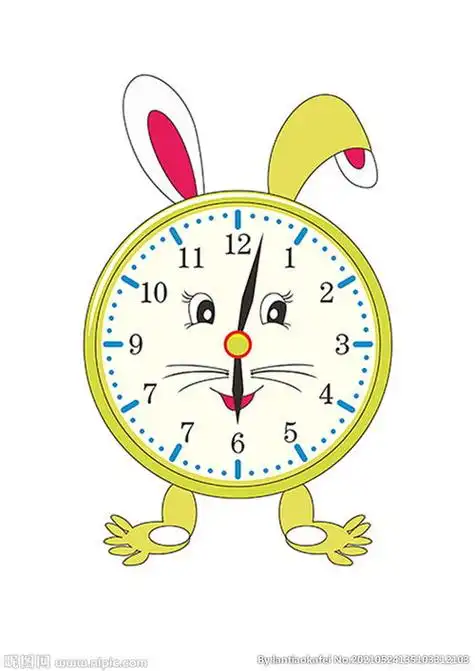 钟表图片简笔画 小兔子钟表图片简笔画
