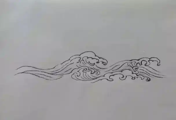 波浪法,涟漪法,浪涛法三种方法教你学习画水波纹!