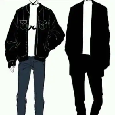 动漫男头半身星辰