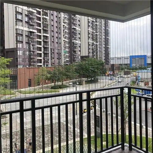 隐形防盗网阳台防护网不锈钢钢丝儿童防坠网广州佛山江门等包安装