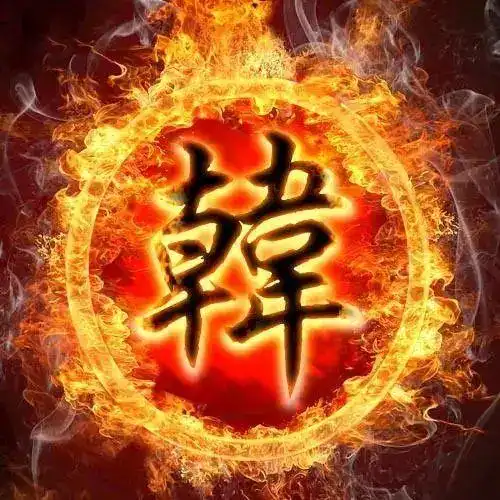 《百家姓》头像火焰版