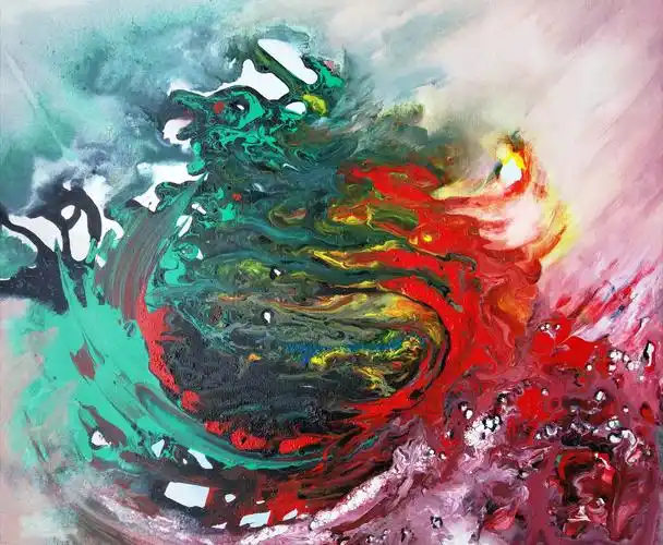 谢泉画抽象艺术 - 美篇