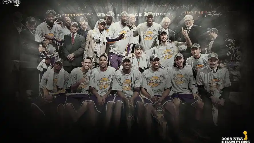 nba2009总冠军湖人队壁纸 #2 - 1366x768