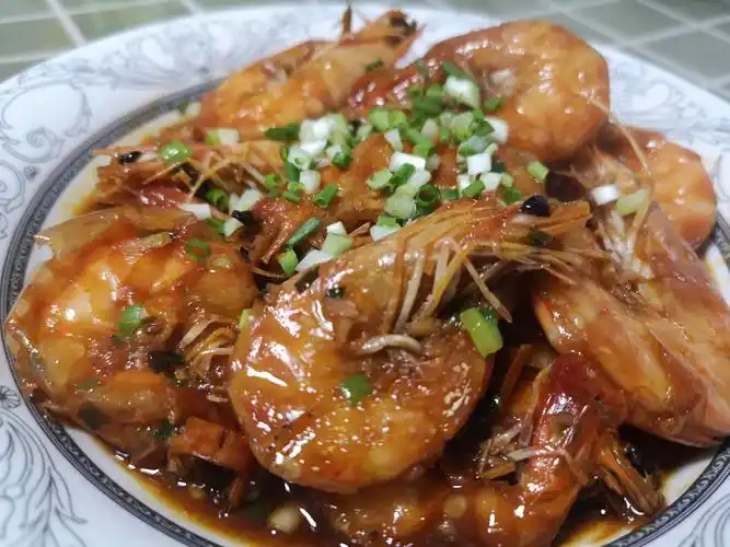年夜饭糖醋大虾!