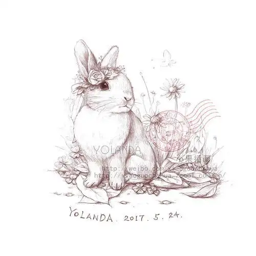 兔小姐简笔画 兔小姐简笔画图片