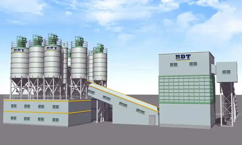 bdt-hzs系列单,双环保混凝土搅拌站_bdt绿色环保商品混凝土搅拌站装备