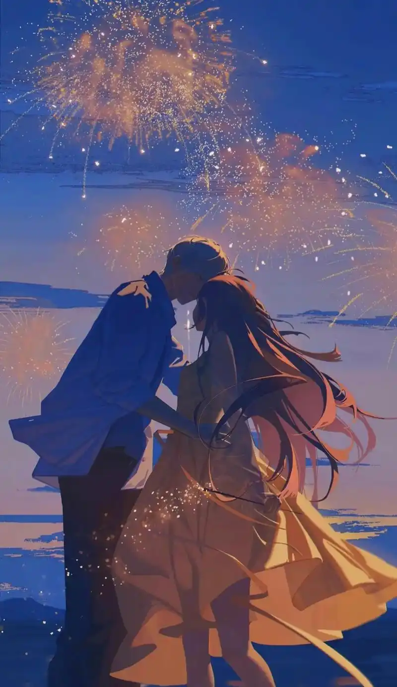动漫情侣壁纸#动漫壁纸#图片来源网络 - 抖音