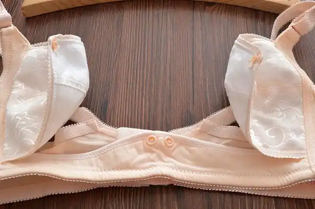 款哺乳内衣孕妇喂奶无海绵前开口文胸怀孕期纯棉无钢圈胸罩 粉色 38就