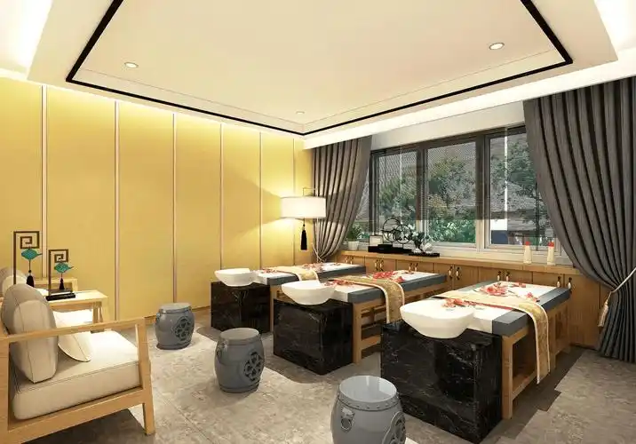 美容院养生馆装修设计,几种高级感的表现_空间_质感_对比