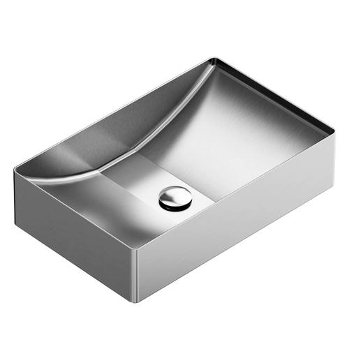 酒店不锈钢台上盆洗手盆卫生间金色轻奢艺术盆加深洗脸盆方形面盆