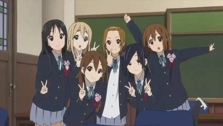 动漫闺蜜图 六个人在一张图里的