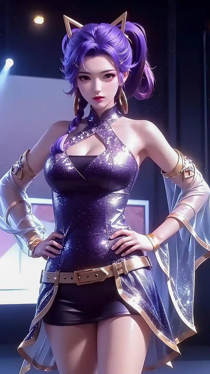 王者孙尚香ai手机壁纸:拿起麦克风,别让你的声音被世界淹没!