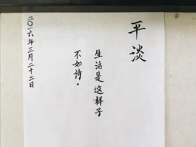 平平淡淡才是真.