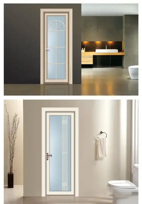 金裕达 铝合金门窗 现代风格磨砂暗花玻璃卫生间厕所门浴室平开门