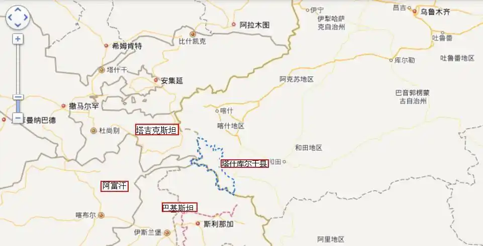 展开全部 与三国交界的县是塔什库尔干县,分别与塔吉克斯坦,阿富汗