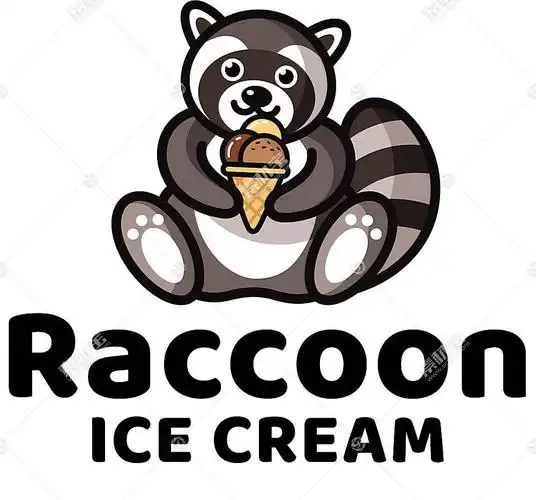 卡通熊猫形象主题logo徽章图标设计图片