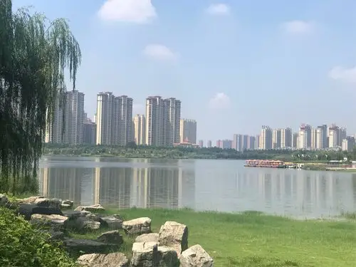 宿北地区宿州市最大的湿地三角州公园风景区.