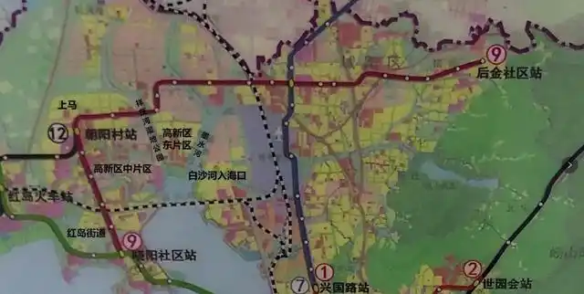 青岛高新区答复:暂无沿星河湾,环湾路的地铁或者高架规划