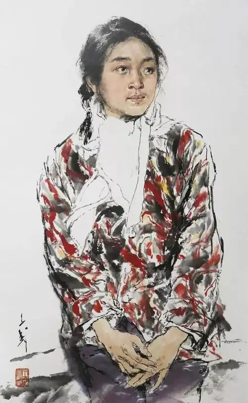 中国长安画派王子武写意人物作品欣赏