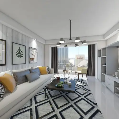 北欧风格两室两厅装修设计效果图