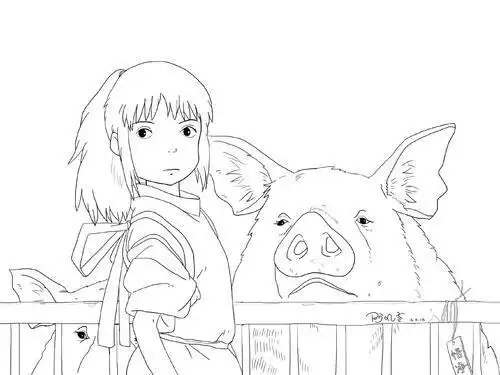 千与千寻简单手抄报简单手抄报