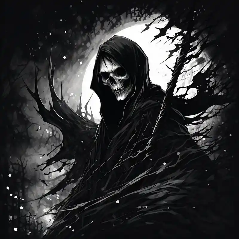 今天给大家带来一组超酷的死神黑白素描头像,每一笔都透露出神糜腚