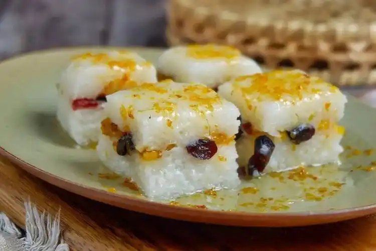 桂花果仁糯米凉糕的做法甜蜜而不腻口