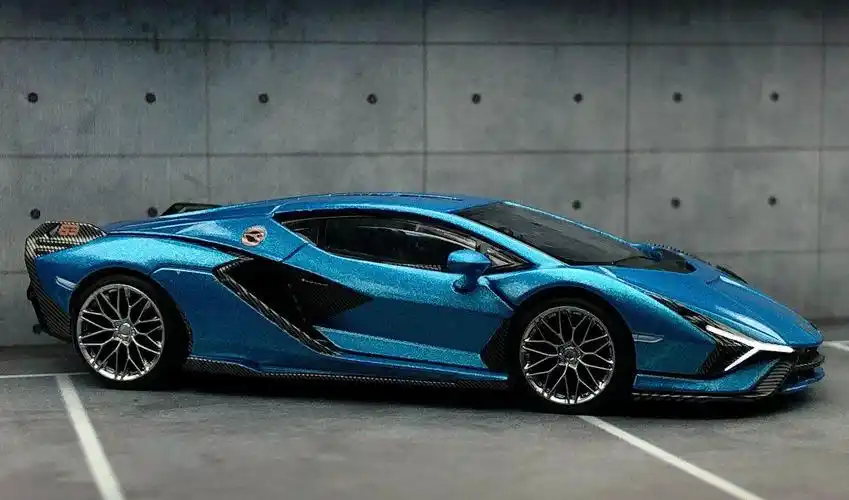 mini gt兰博基尼 闪电sián fkp 37 | 蓝色