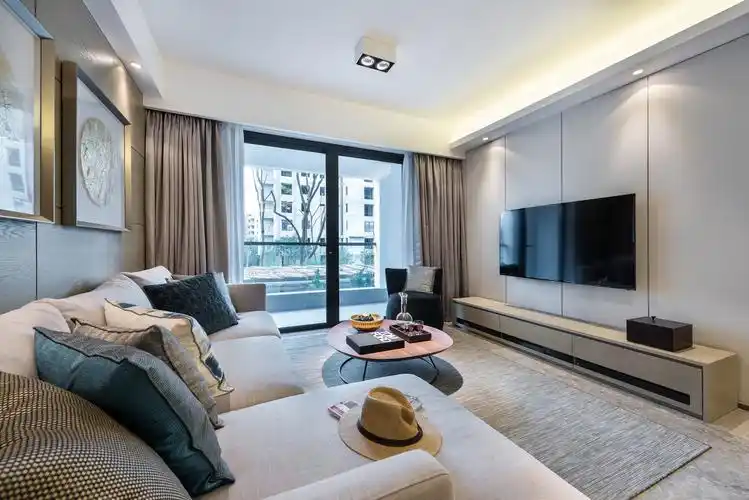 现代简约风格设计湘西阳光城73平米两室一厅装修效果图