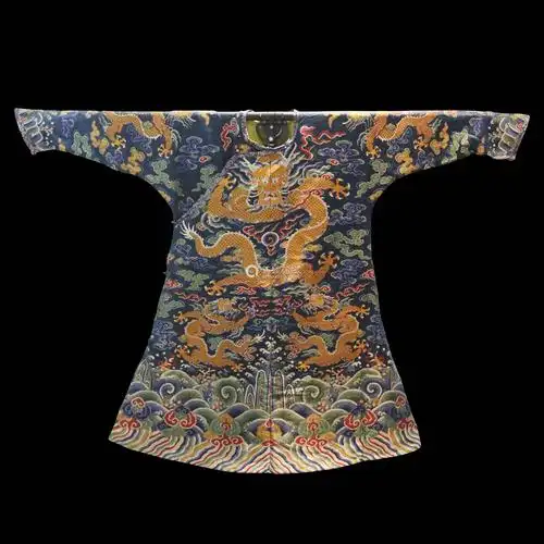中国清代龙纹龙袍