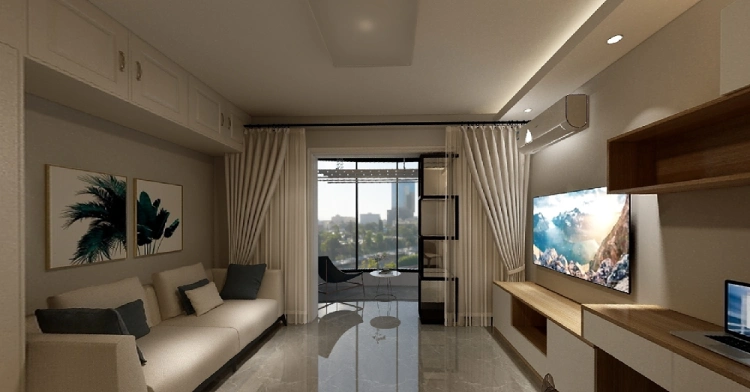 3米开间小客厅装修效果图