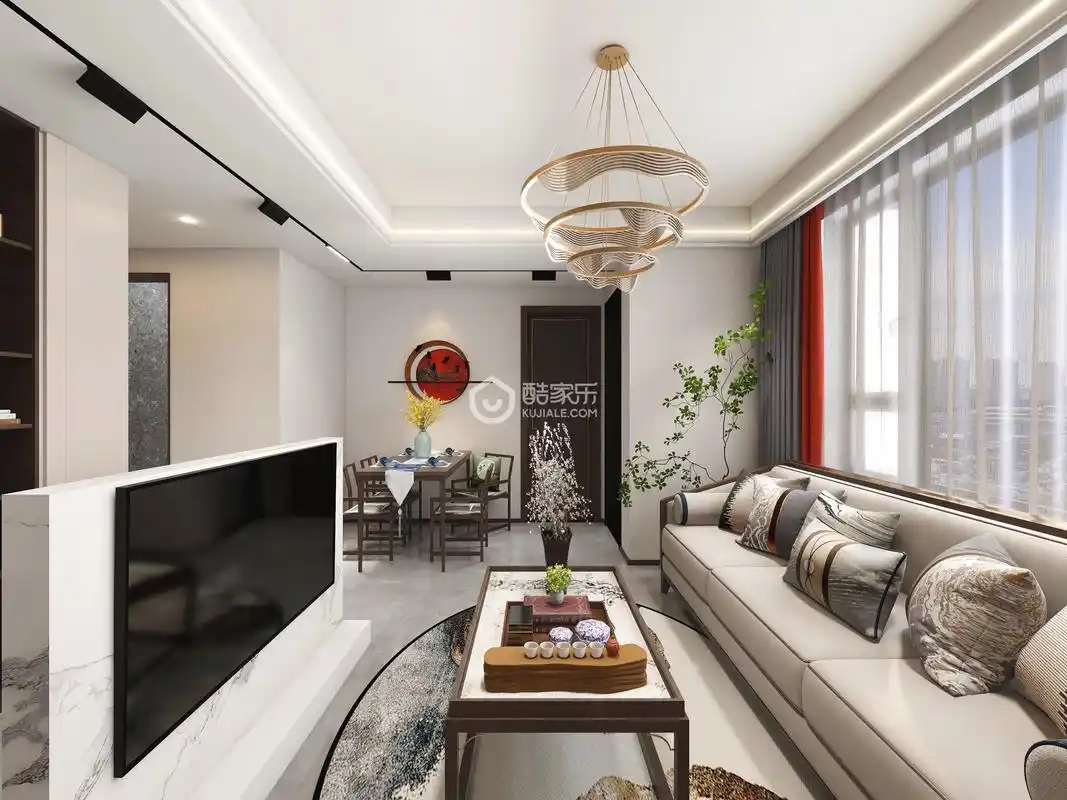 华盛家园-90平新中式