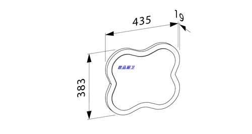 原装进口瑞士laofen劳芬florakids 系列浴室镜穿衣镜461601_不打折