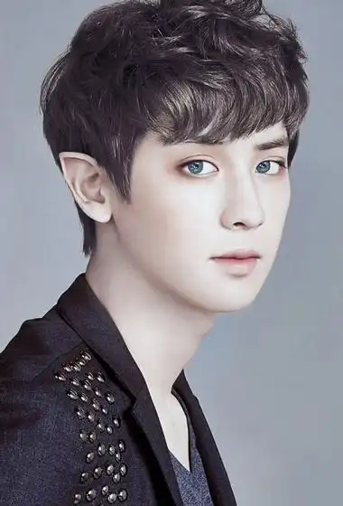 男生最新潮流斜刘海倒三角脸男生修颜发型