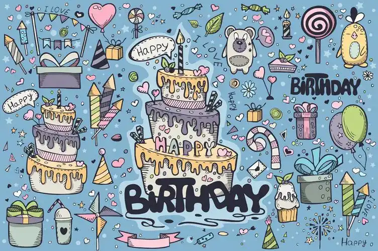 生日蛋糕卡通漫画矢量素材下载(图片id:616187)_-其他-矢量素材_ 集