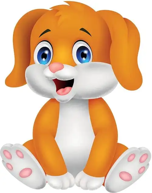 卡通可爱的老虎