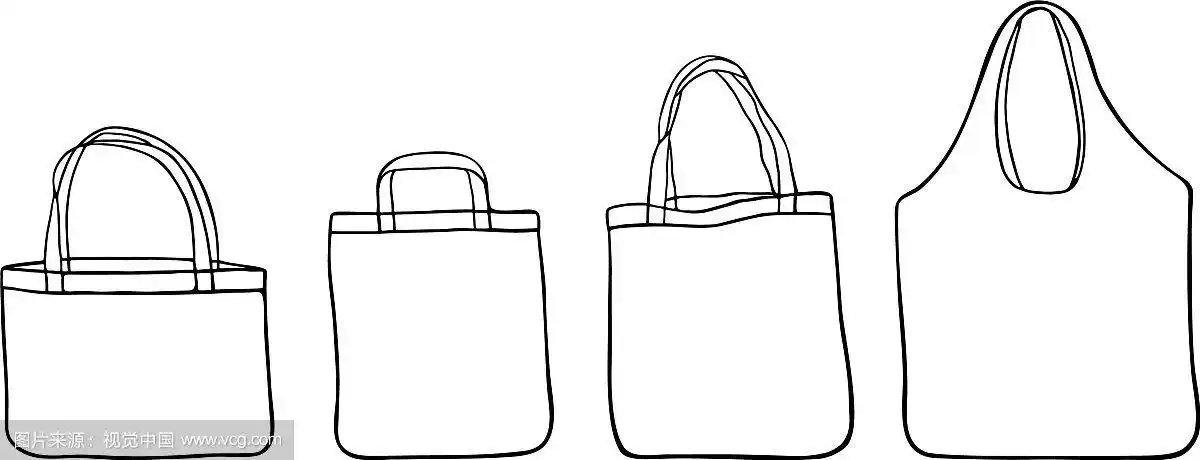 手绘零废布袋购物