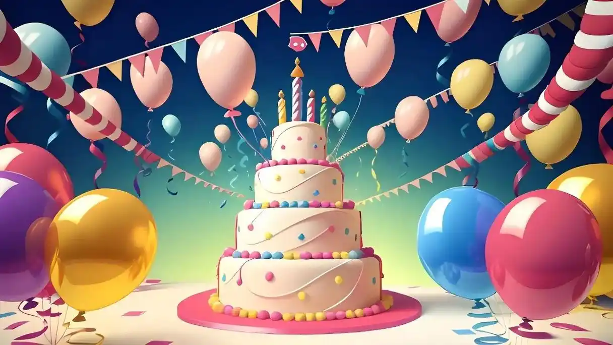 生日背景素材图#生日拍照 #生日背景投屏 - 抖音