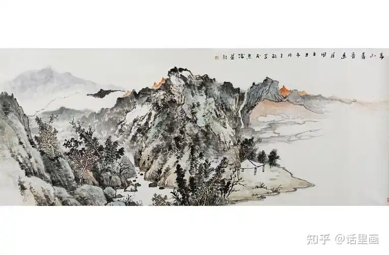 王敏山水画欣赏