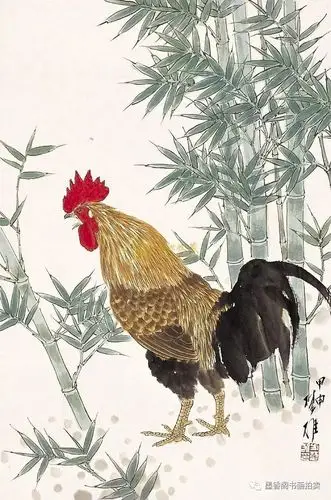 方楚雄笔下的萌萌鸡太可爱了