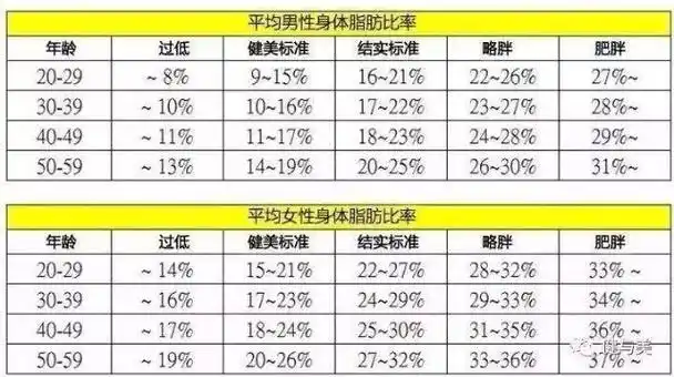 体脂率计算公式准么,体脂率计算公式准吗