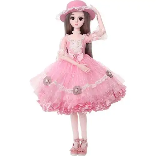 依甜芭比60厘米洋娃娃套装礼盒仿真超大女孩儿童玩具公主大号单个