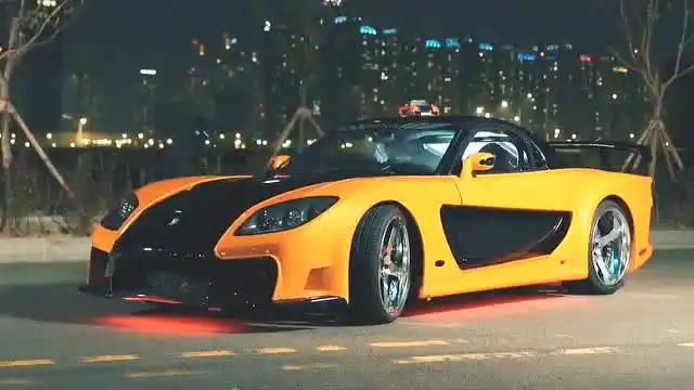 速度与激情韩的座驾,拥有它是一种什么体验!#马自达rx7 #马自达