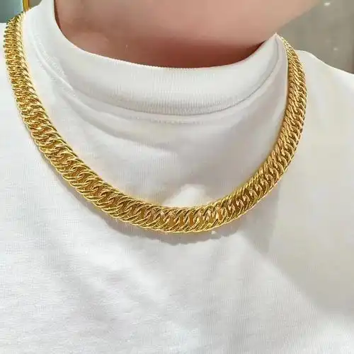 200g马鞭项链.老板大气!#黄金按克卖 #优惠活动火爆 - 抖音