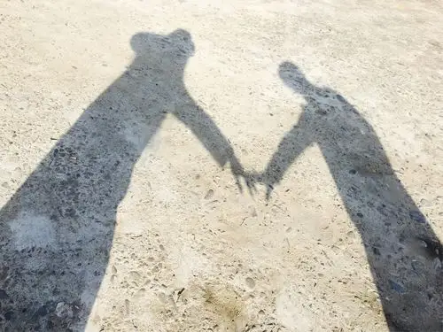 太阳是画笔 阳光下的影子