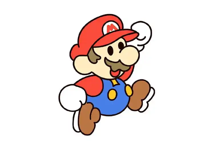 超级玛丽简笔画教程